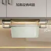 Estante de Almacenamiento para Lavabo Gabinete de Acero Inoxidable Colgante Estante sin Perforaciones para Lavabo Lavamanos Estante de Almacenamiento para Baño Estante para Tina