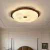Lámpara de Dormitorio Estilo Medieval, Patrón Retro, Estética Dinastía Song Protección Ocular, Lámpara de Techo para Dormitorio Principal, Lámpara de Techo para Habitación Comedor Estudio