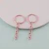Cadena Esmaltada Pintada de Colores Cierre de Langosta DIY Llavero de Muñeca de Cuentas Hecho a Mano Accesorios Materiales Piezas Pequeñas