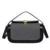 Bolso de Mano de Moda Versión Coreana para Mujer Bolso Cuadrado Pequeño Transfronterizo de Moda 2025 de Nicho de Gama Alta con Bloques de Color Bolso Cruzado Casual