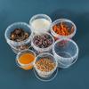 Caja de plástico PP, redonda, portátil, con tapa, para regalo, embalaje, multiespecificaciones, para llevar directamente de fábrica.