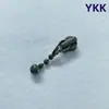 Cremallera Ykk No. Cremallera de 3 Dientes Metálicos con Deslizador de Bloqueo Automático para Bolsas, Bolsillos y Ropa, con Deslizador Antideslizante