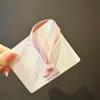 Corea del Sur Tocado Simple Nudo Elástico Alto Ancho Plano Anillo para el Cabello Cola de Caballo Alta Goma Tendón para el Cabello Cuerda para el Cabello