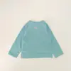 Camiseta de Verão Dopamina Fina de Manga Longa para Meninas, Camisa Versátil Leve com Proteção Solar, Camada de Base Respirável de Manga Longa para Bebês