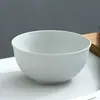 Bol de Arroz 15cm Bol de Trigo para el Hogar Bol de Ramen con Rayas Verticales Bol de Postre Bol de Sopa Regalo Apto para Microondas Logo