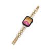 Cadena Octagonal Laicai de Cobre para Correa de Reloj Adecuada para Correa de Apple Watch S10 Metal iWatch98765 Generación Premium
