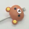 Cable de Datos de Dibujos Animados de Manzana de Venta Caliente Transfronterizo, Cubierta Protectora, Dispositivo de Mordida de Cable Suave Anti-Rotura de Mordida de Animal