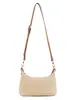 Bolsa Pequena Feminina de Palha Trançada com Corrente de Ombro Único Essencial de Verão para Praia Casual Bolsa Feminina de Alta Qualidade Bolsa de Ombro Único para o Braço