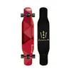 Skate Longboard de 44 Pulgadas para Principiantes, Hombres y Mujeres, Adultos, Tabla de Baile Doblemente Curva Profesional, Monopatín de Cuatro Ruedas de Madera de Arce para Jóvenes