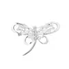 Joias da moda feminina Zircônia AAA Libélula microincrustada broche de alta qualidade fivela de lenço totalmente cravejada de diamantes feminina presente atacado
