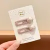 Presilha de Cabelo de Tecido Estrela Coração Infantil para Meninas Pequenas, Presilha Lateral Bb para Franja, Presilha de Cabelo para Bebê Que Não Danifica o Cabelo, Acessório de Cabelo