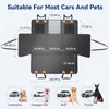 Alfombrilla para coche de PU de cuero de tamaño grande para mascotas, alfombrilla de viaje para perros, impermeable y resistente a la suciedad para el asiento trasero del coche, directamente de fábrica