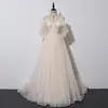 Vestido de Casamento Leve Vestido de Noite para Mulheres 2026 Novo Estilo Noiva Sessão de Fotos de Casamento Vestido Longo Princesa com Cauda Fornecimento de Comércio Exterior