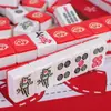 Azulejos de Mahjong Caseros de Dibujos Animados Lindos de Moda Manivela Manual Azulejos de Viaje Azulejos de Mahjong para Dormitorio Logo de Regalo Beneficios