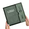 Set de Regalo de Caja de Lujo para Cuaderno A5 con Logo Personalizado, Termo de Negocios, Bloc de Notas y Regalo Souvenir para Empleados y Clientes