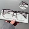 Nuevo armazón de gafas TR90 caja anti-luz azul liso网红ins con miopía moda al por mayor