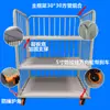 Fábrica de roupas peça de corte de três camadas material de carro carrinho de giro rack alto de tecido carrinho de produto acabado carrinho de mão carrinho de mão de tecido
