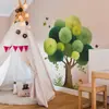 Comercio Exterior Gradiente Bola Árbol Grande Mariposa Dormitorio Sala de Estar Dormitorio Decoración del Hogar Pegatina de Pared Pegatina Autoadhesiva Venta al por Mayor Transfronterizo