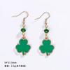 Pendientes de aleación para fiesta del Festival Irlandés transfronterizo europeo y americano, pendientes de moda para festival, festival de la cerveza, pendientes de sombrero de trébol para mujer