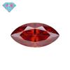 Huagang Gema Granate Rojo Diamante Mosan Piedra Suelta Ojo de Caballo Tipo Hoja Anillos Moissanita Piedra Suelta 1 quilate