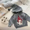 Sudadera con capucha estilo elfo, forrada de polar y engrosada, para niños y niñas, nuevo estilo 2026, sudadera infantil versátil para otoño e invierno