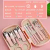Cortadores de Unha de Aço Inoxidável Femininos Transfronteiriços Conjunto de 14 Peças Ferramentas de Manicure para Casa Cortadores de Unha Conjunto de Manicure Cortadores de Unha