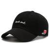 Gorra con Letra Bordada para Hombre, Gorra Casual Versátil, Algodón, Copa Suave, Sombrero para el Sol, Moda Simple y Fresca para Mujer, Gorra de Béisbol