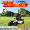 Carrito de Golf con Caja de Carga, Vehículo Turístico, Carrito de Playa Eléctrico de Cuatro Ruedas para 4 Pasajeros, para Uso en Campo de Golf, Escuela, Seguridad y Patrulla