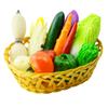 Accesorios de exhibición para frutería y verdulería materiales didácticos para niños berenjena de plástico patata zanahoria modelo de verdura verdura de simulación de plástico