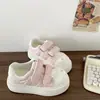 Zapatos Blancos con Velcro Estampado de Gato para Niñas, Zapatos de Plataforma con Suela Gruesa para Aumentar la Altura, Zapatos sin Cordones para Estudiantes, Tenis Versátiles para Niños