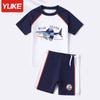 Traje de baño para niños nuevo traje de baño de secado rápido para niños niños grandes y pequeños bebé protección solar para niños equipo de natación dividido