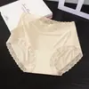 Bragas de Seda Hielo Ultra Delgadas con Ribete de Encaje Sexy, Sin Costuras, Transpirables, Entrepierna Extendida, 7A Antibacterianas, Alta Elasticidad, Sin Marcas