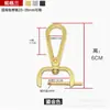 Hebilla de bolso accesorios cerradura de hardware hebilla de metal correa de bolso engrosada hebilla colgante hebilla de mochila hebilla de tornillo accesorios hebilla de bolso de cuero