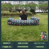 Saco de Dormir Sofá Inflable Moderno Colchón Sillón Individual Perezoso Portátil Siesta Festival de Música Picnic Camping Inflable