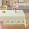 Mantel Minimalista Impermeable a Prueba de Aceite Lavable Rectangular Resistente al Calor Cubierta para Mesa de Comedor Estilo Ins Cubierta para Mesa de Café de PVC