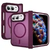 Adecuado para fundas de teléfono Apple Duo, fundas protectoras plegables Apple, fundas protectoras magnéticas con tacto de piel, fundas de teléfono Apple iPhone Duo
