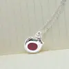 Nuevo Colgante Zodiacal Gallo Piedra Ágata Cadena Clavícula Linda Cobre Electrochapado Mascota Pollito Collar Cadena Cuello Joyería para Mujeres