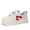 Versión coreana de zapatos blancos pequeños 2025 primavera y otoño zapatos de mujer nuevos suela gruesa Joker explosiones casuales altura FY-099