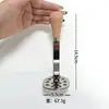Aplastador de Acero Inoxidable para Uso Doméstico, Herramienta para Comida de Bebé, Aplastador con Mango de Madera, Aplastador de Papas