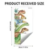 Pegatinas de Pared de Dinosaurios Lindos de Dibujos Animados Nuevos Transfronterizas para Decoración de Jardín de Infancia y Habitación Infantil, Pinturas Decorativas Autoadhesivas Removibles