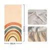 Temu Amazon Xiyin Suministro Exclusivo Transfronterizo de Funda Decorativa de Puerta de Habitación Elástica de una Pieza, Funda de Puerta Estilo Arcoíris Fácil de Instalar