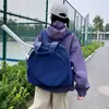 Bolsa de Ombro para Tênis Esportiva ao Ar Livre Pode Ser Usada na Diagonal, Mochila de Tênis Portátil Fashionável Unissex Mochila