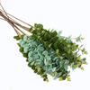 Material para arreglo floral de hoja de eucalipto simulado, hoja de dinero, hogar, boda, decoración interior, planta de simulación, fábrica, venta al por mayor