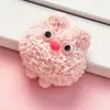 Fantasia de Monstro Peludo Desenho Animado Acessórios de Joias de Resina DIY Capa de Celular Gel de Creme Grampo de Cabelo Feito à Mão Pequeno Patch