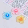 Flores Pequeñas de Hielo Transparente, Accesorios Pequeños de Resina de Pegamento de Crema Hechos a Mano Frescos para DIY, Dijes para Zapatos, Materiales para Joyería al por Mayor