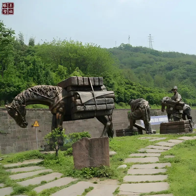茶马古道铜像5