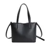 Bolsa Tote para Mujer 2025 Nueva de Gran Capacidad Bolso de Hombro Ropa de Trabajo Otoño e Invierno Moda Simple Estudiante Universitario Bolsa de Clase