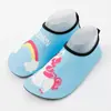 Zapatos de Playa para Niños Transfronterizos, Antideslizantes de Suela Blanda Estampados para Exteriores Acuáticos, Calcetines para Pisos de Deportes Interiores, Secado Rápido