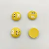 Comida y Juego M Bean Dulce Expresión Divertida Accesorios de Resina Pegamento Crema Carcasa de Teléfono Móvil Pasador DIY Pasador Material para Tocados