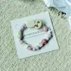 Pulsera de Cerámica Jingdezhen Nueva Pulsera de Cerámica Estilo Chino Joyería Hecha a Mano Cuerda Estilo Tíbet Puesto de Pulseras Jingdezhen